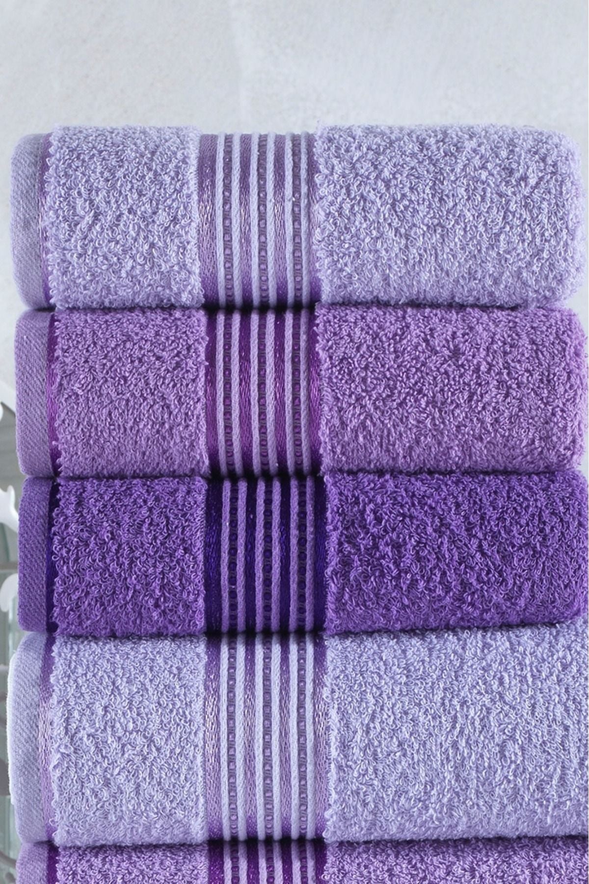 Binnur Home Alia 6-Piece Bath Towel Set | Bath Set 4