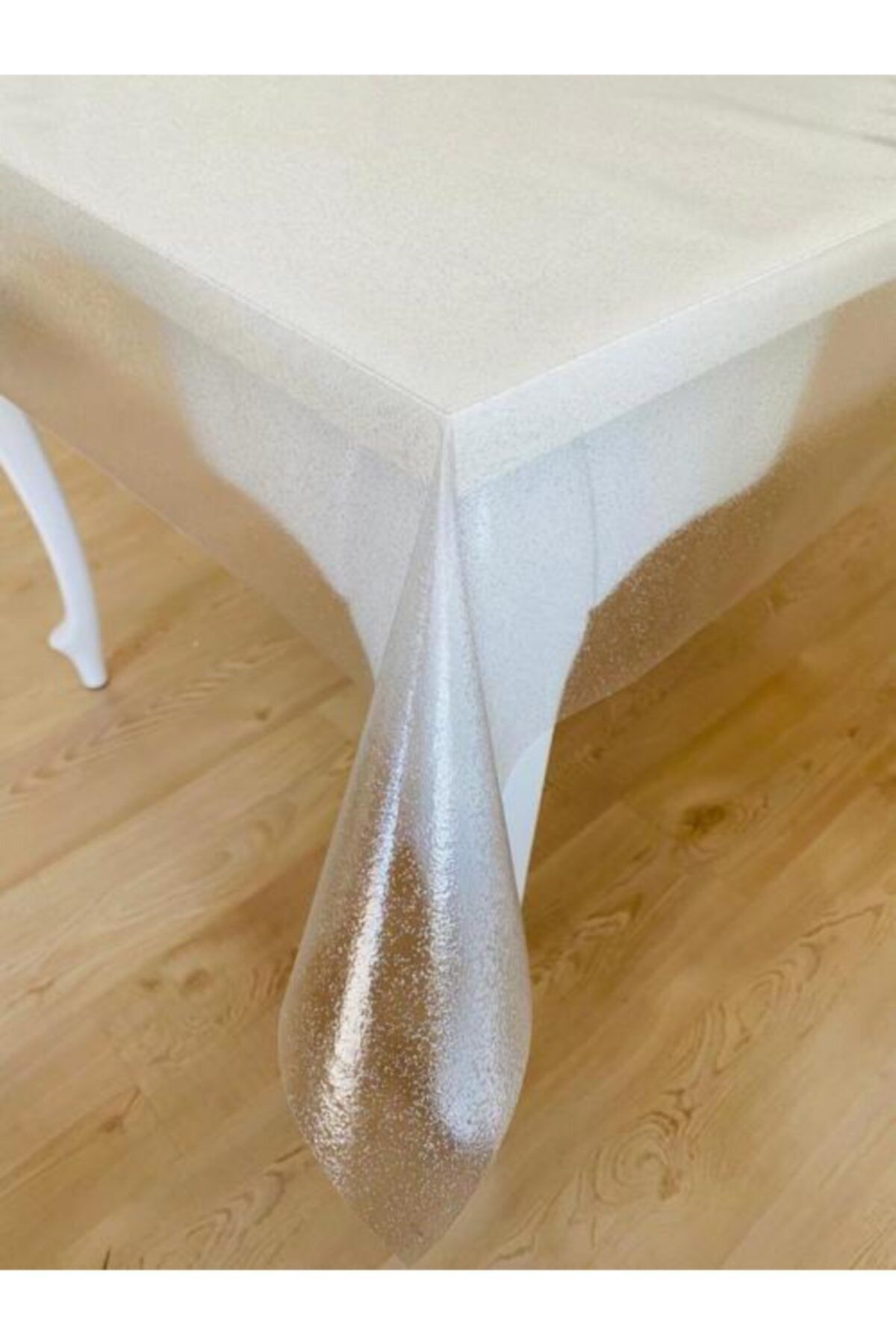 Aksu Mefrusat Glitter Transparent PVC Tablecloth Thickness: 0.18mm 1