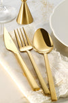 Fecra Doğa Gold Cutlery Set 18 Pieces 2