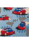 EVKE Single Fitted Sheet Car Pattern Boys Child Ranforce 100*200 Cm 1