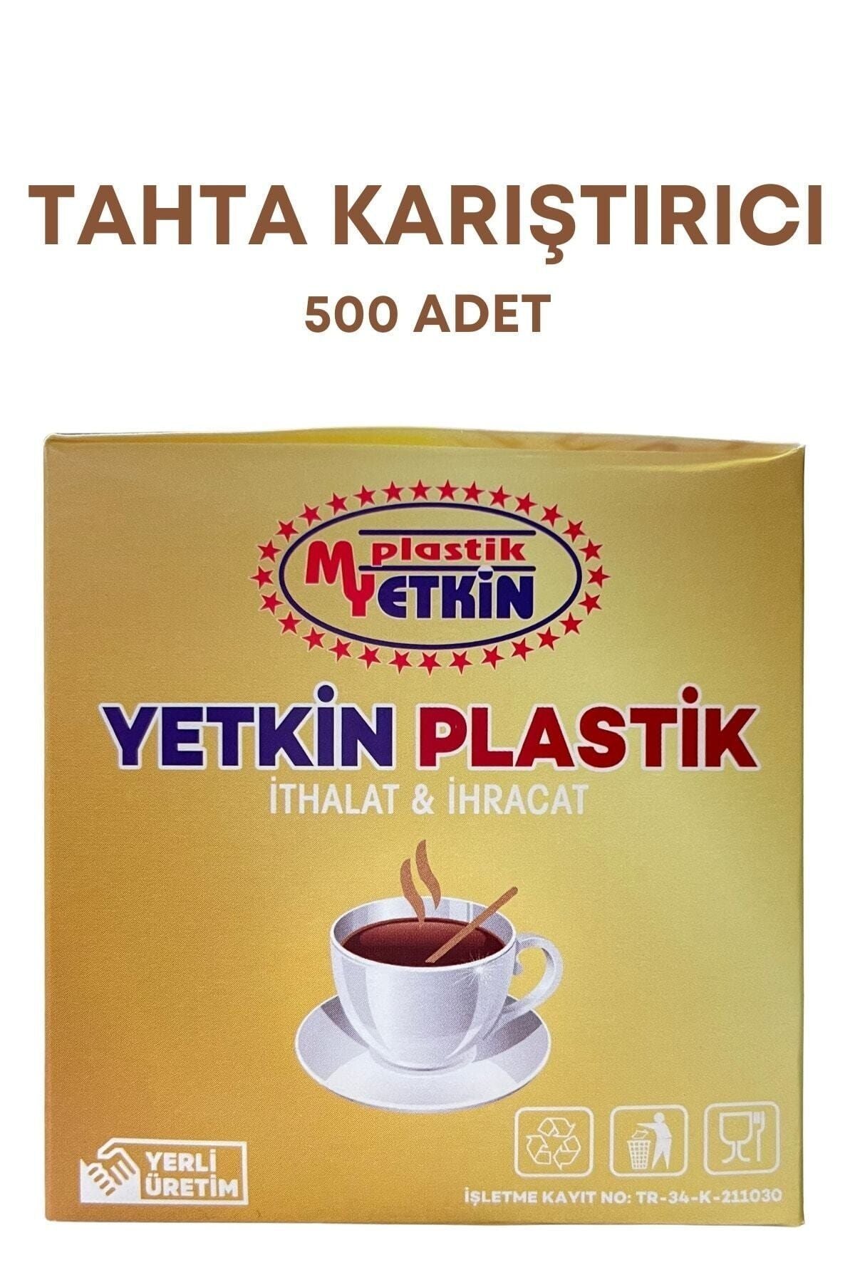 Yetkin Plastik Wooden Tea Coffee Stirrer 500 Pieces 1