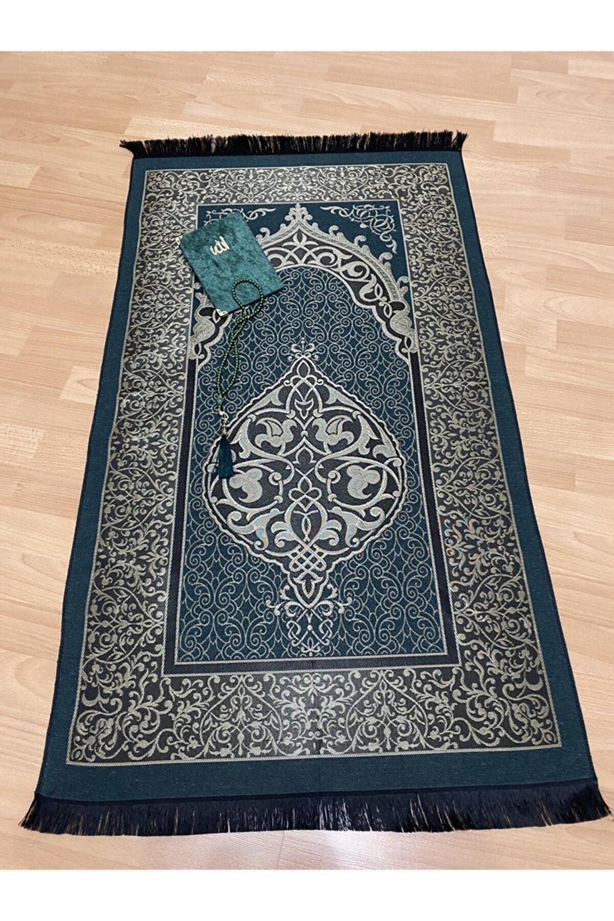 AYHANHOME 4-Piece Shantung Bag Gift Prayer Rug Set 2