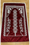 AYHANHOME Red Velvet Bridal Prayer Rug Set 2