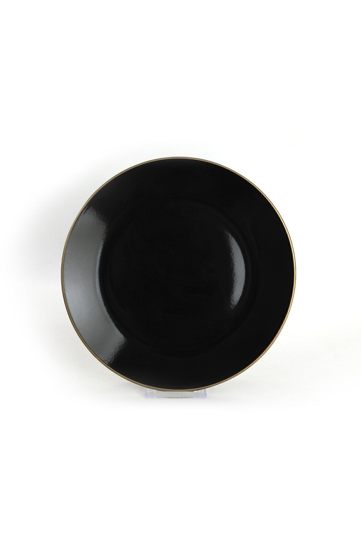 Keramika Keramik Black Gold Line Serving Plate 26 Cm Set of 6 4