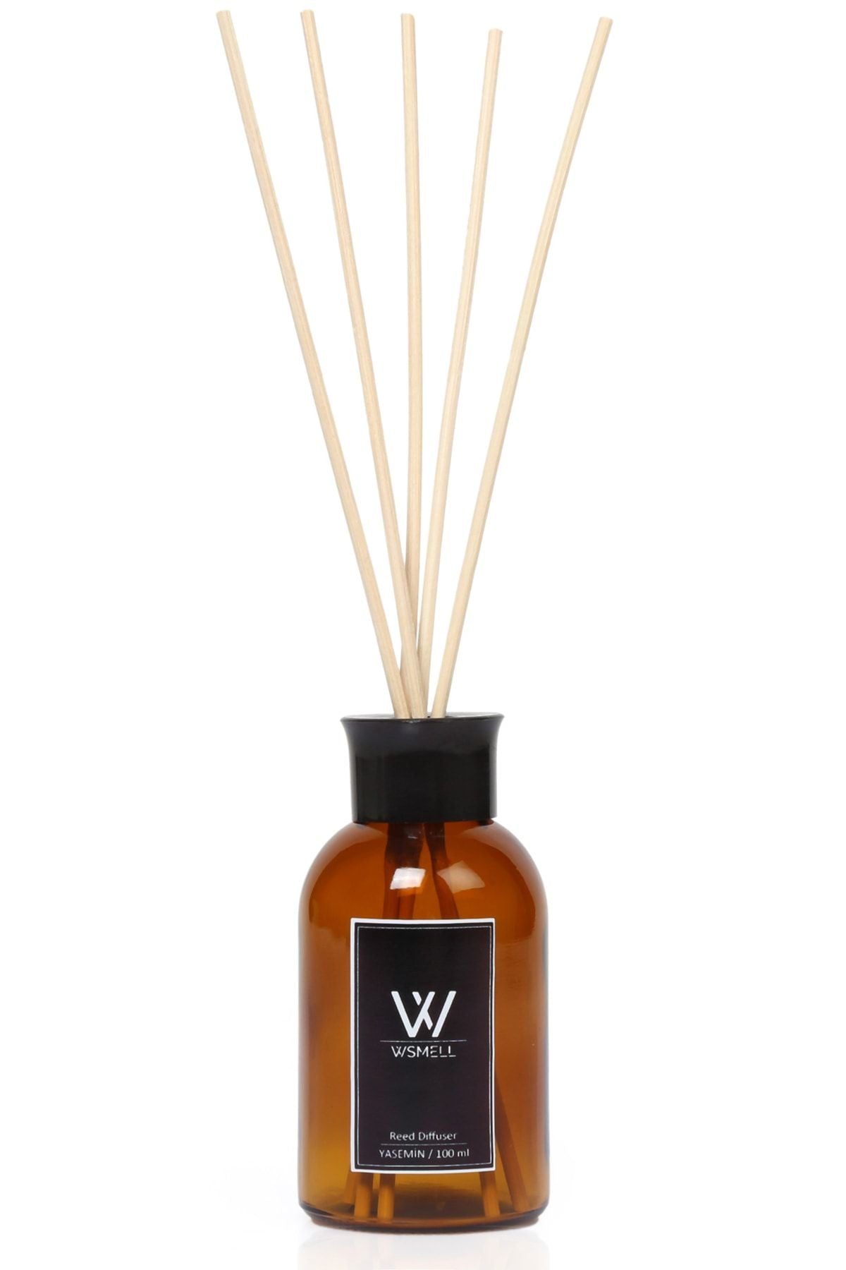 WSMELL Jasmine - Special Promotion Price - 100 Ml Jasmine Scented Natural Room Diffuser with Bamboo Sticks 1