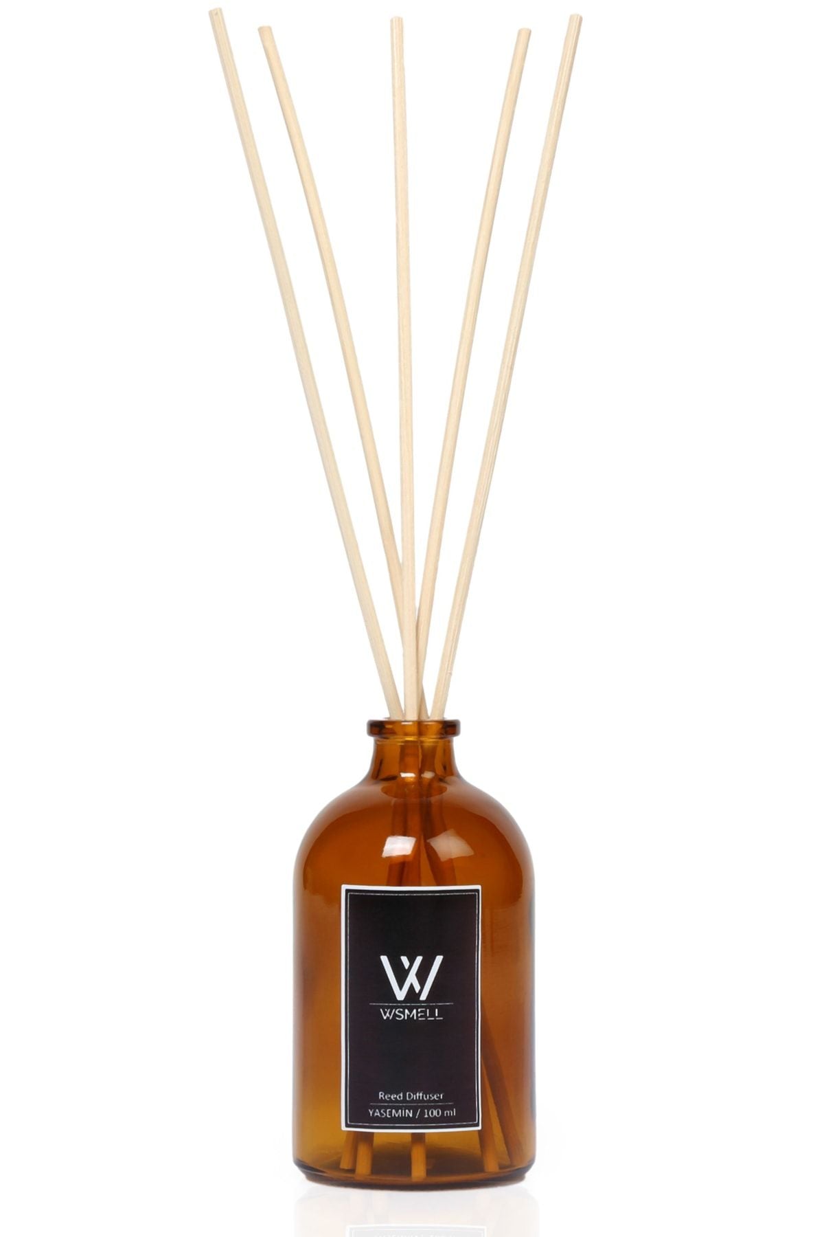 WSMELL Jasmine - Special Promotion Price - 100 Ml Jasmine Scented Natural Room Diffuser with Bamboo Sticks 2