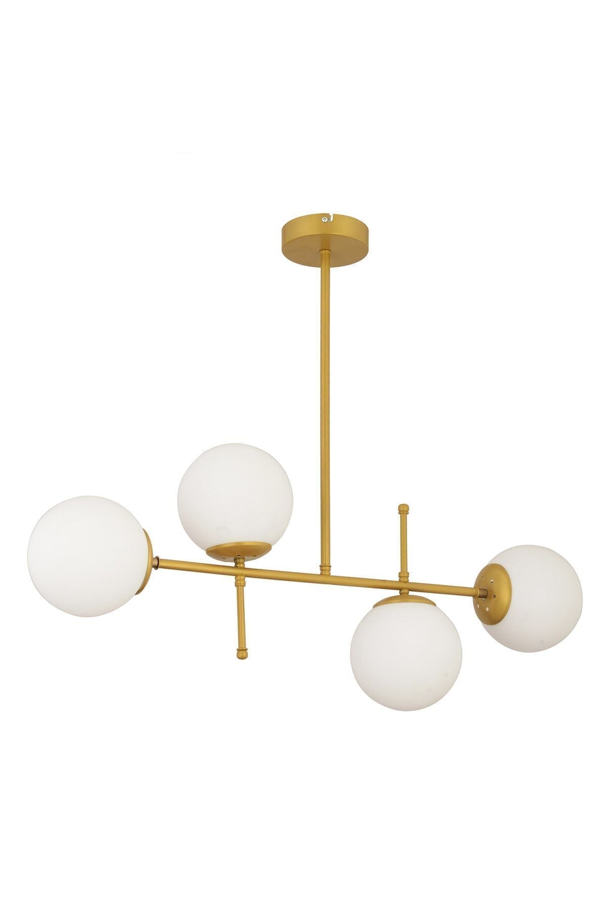 Apliqa Günay 4Lü Gold Modern Kitchen Dining Table Top Bedroom Living Room Chandelier 3