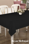 Cardea Linen Woven Stain-Resistant Tablecloth 1