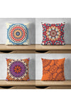 LadiesHome Special Design Double-Sided Digital Printed Set of 4 Decorative Pillow Covers 2