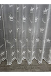 Bebekcaddesi Prince (PRENS) Patterned Ecru Children's Room Sheer Curtain (1E2 PLEAT) 2