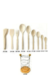 Kitchen Mania 10 Piece Wooden Spoon Spatula Serving Ladle Fork Tong Set - Metal Stand 2