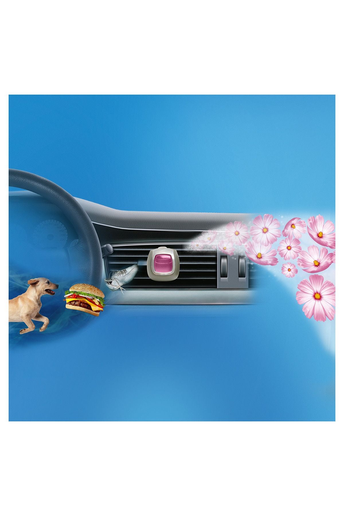 Febreze Car Air Freshener 2 ml Spring Flowers 8