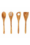 Demy Craft Olive Wood Kitchen Set, 5-Piece Boxed Wooden Spoon, Fork, Spatula Handmade 6