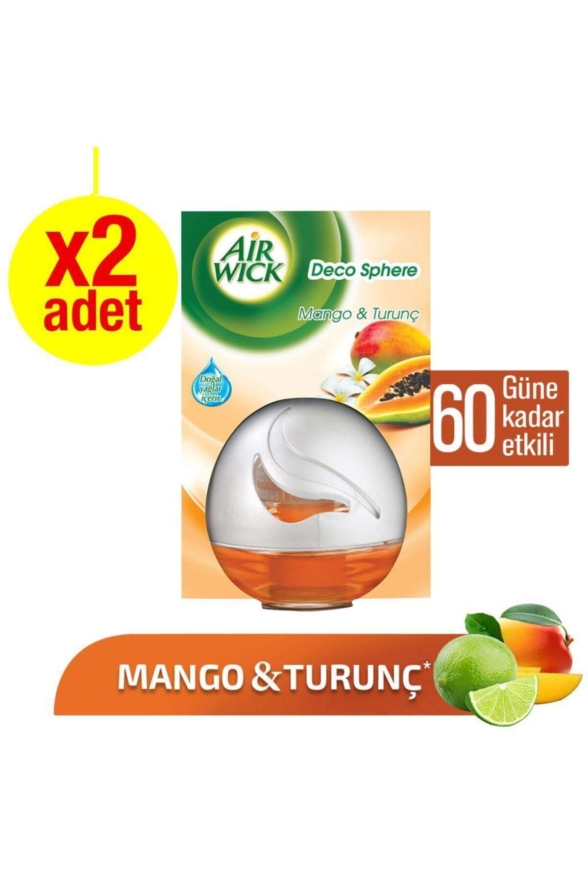 Air Wick Room Fragrance Decosphere Mango 2-Pack 75 ml 5