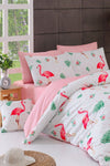 Loyal Home Double Bed Duvet Cover Set Flamingo 1