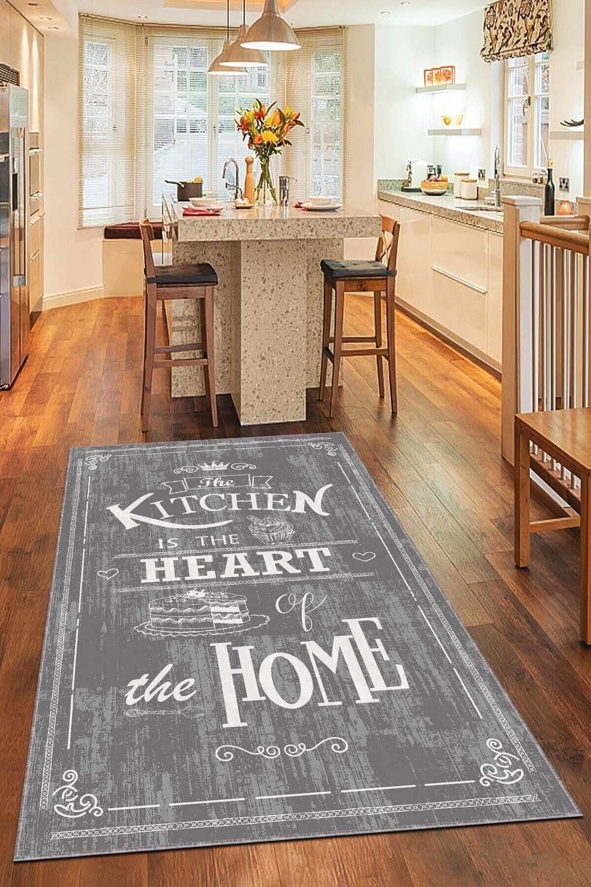 NeluxHome Non-Slip Machine Washable Decorative Retro Kitchen Rug Ar345 1