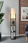 Messer Decorative Black Layered Floor Lamp 3