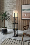 Messer Decorative Black Layered Floor Lamp 4