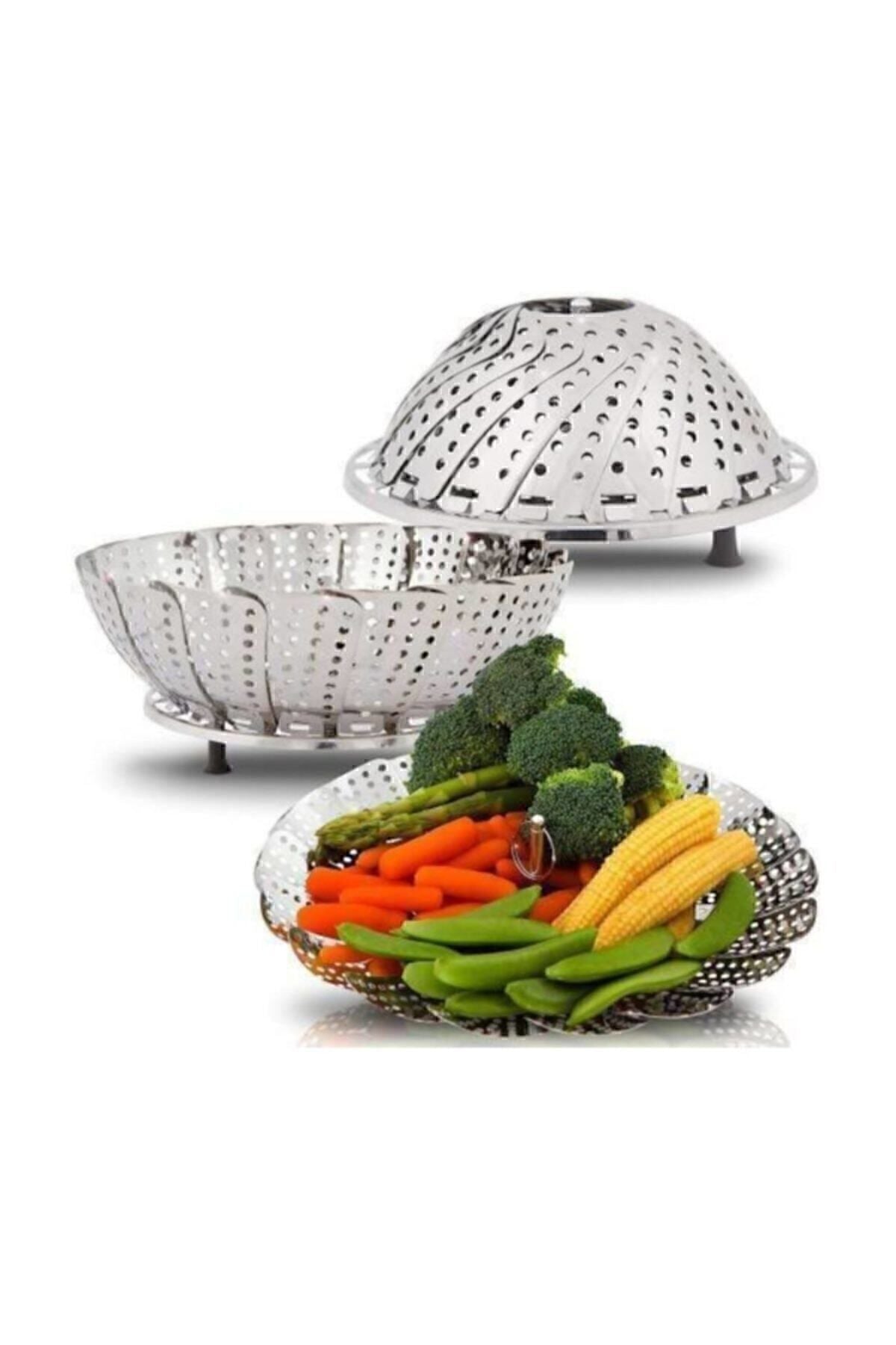 Genel Markalar Foldable Steamer Basket 3