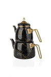 Paçi Elite Class Black Broken Marble Teapot 2