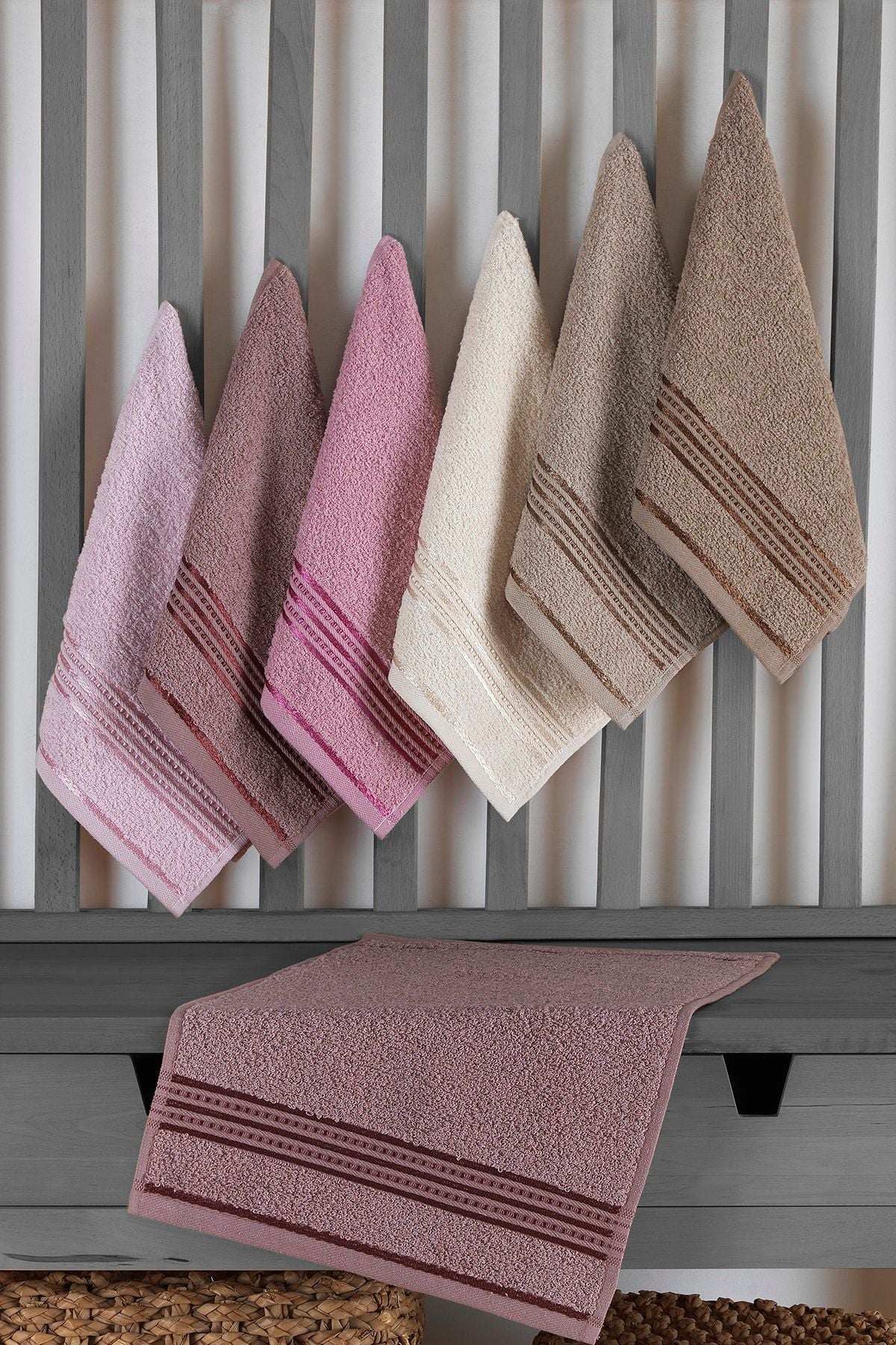 MK HAVLU Nova 6-Piece 30x50 Towel Set | Kitchen Towel 1