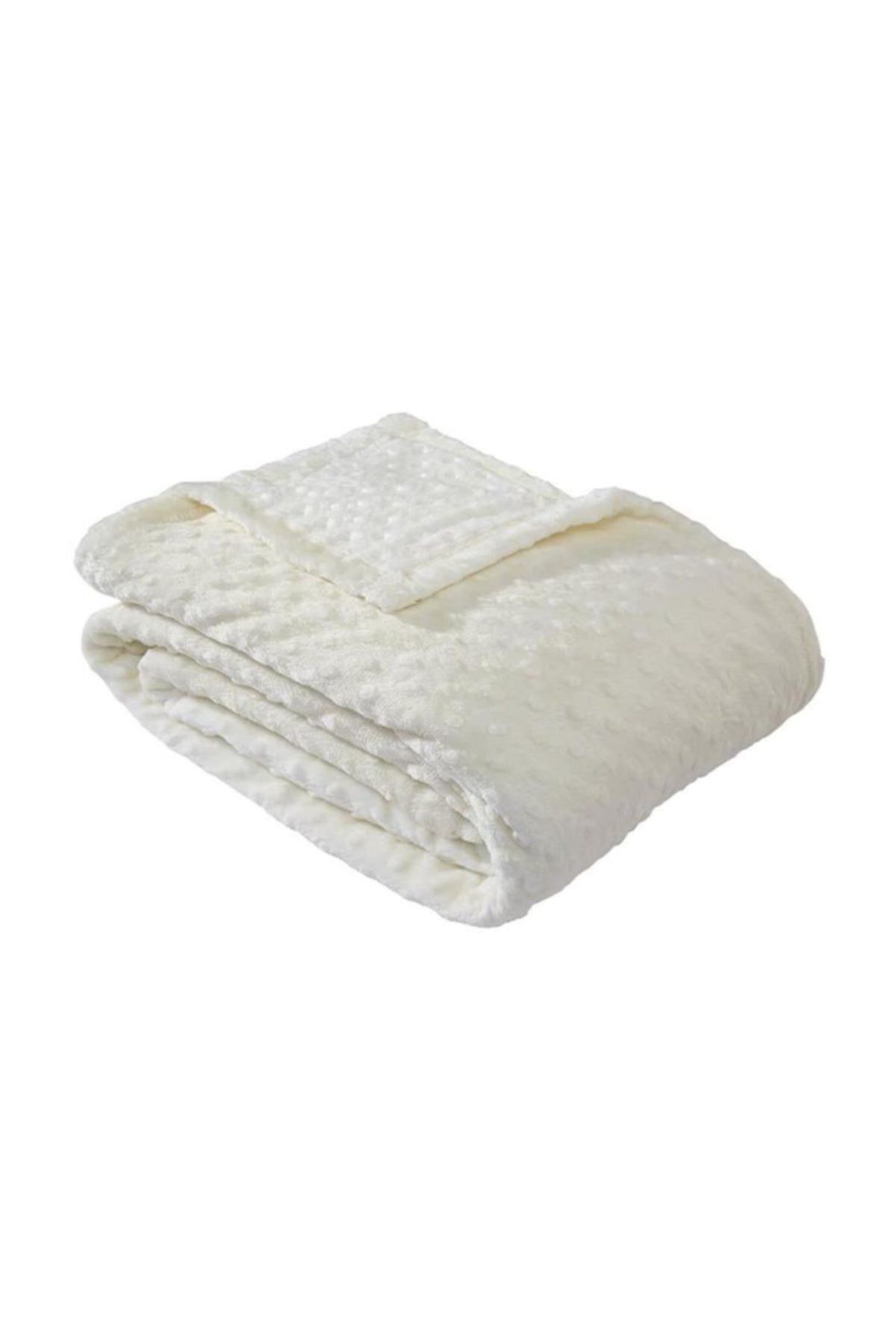 Merinos Double Pearl Bud Blanket - Bone 2