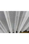 DNZEVGEREÇLERİ Frosted Pattern Knitted Sheer Curtain 1/2 Pleat 3