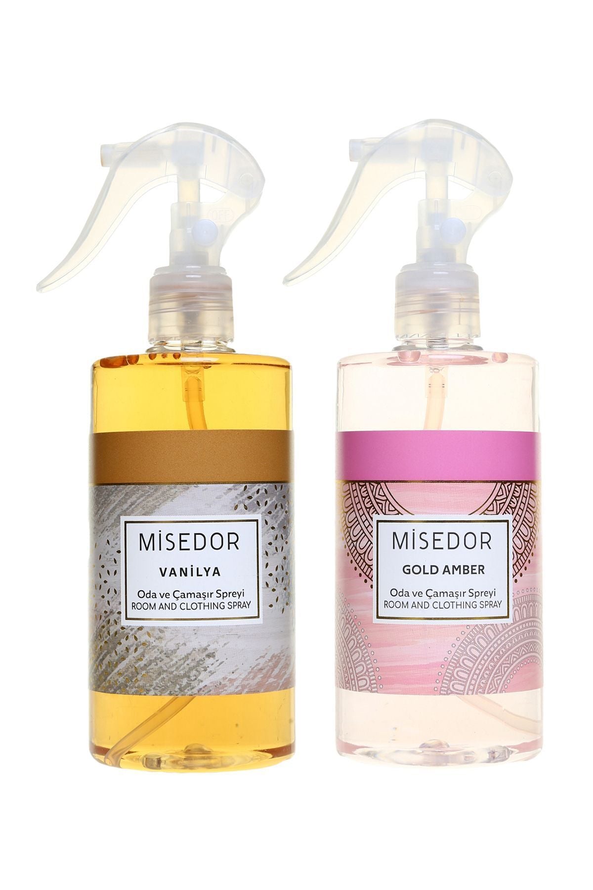 Misedor 2 Li Set Gold Amber And Vanilla Room And Laundry Spray 330 ml 1