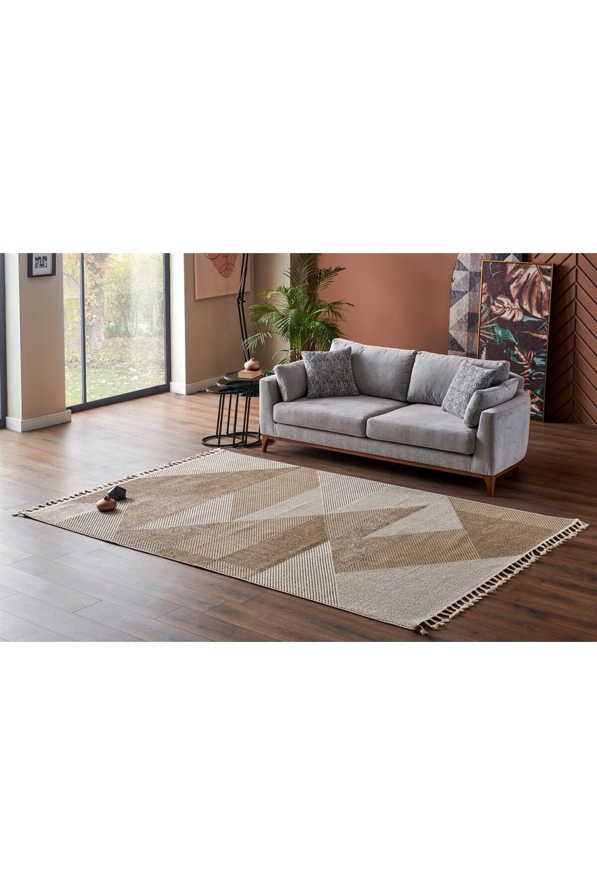 Eko Halı SOHO SH 08 BEIGE Non-Shedding Woven Modern Machine Rug 7