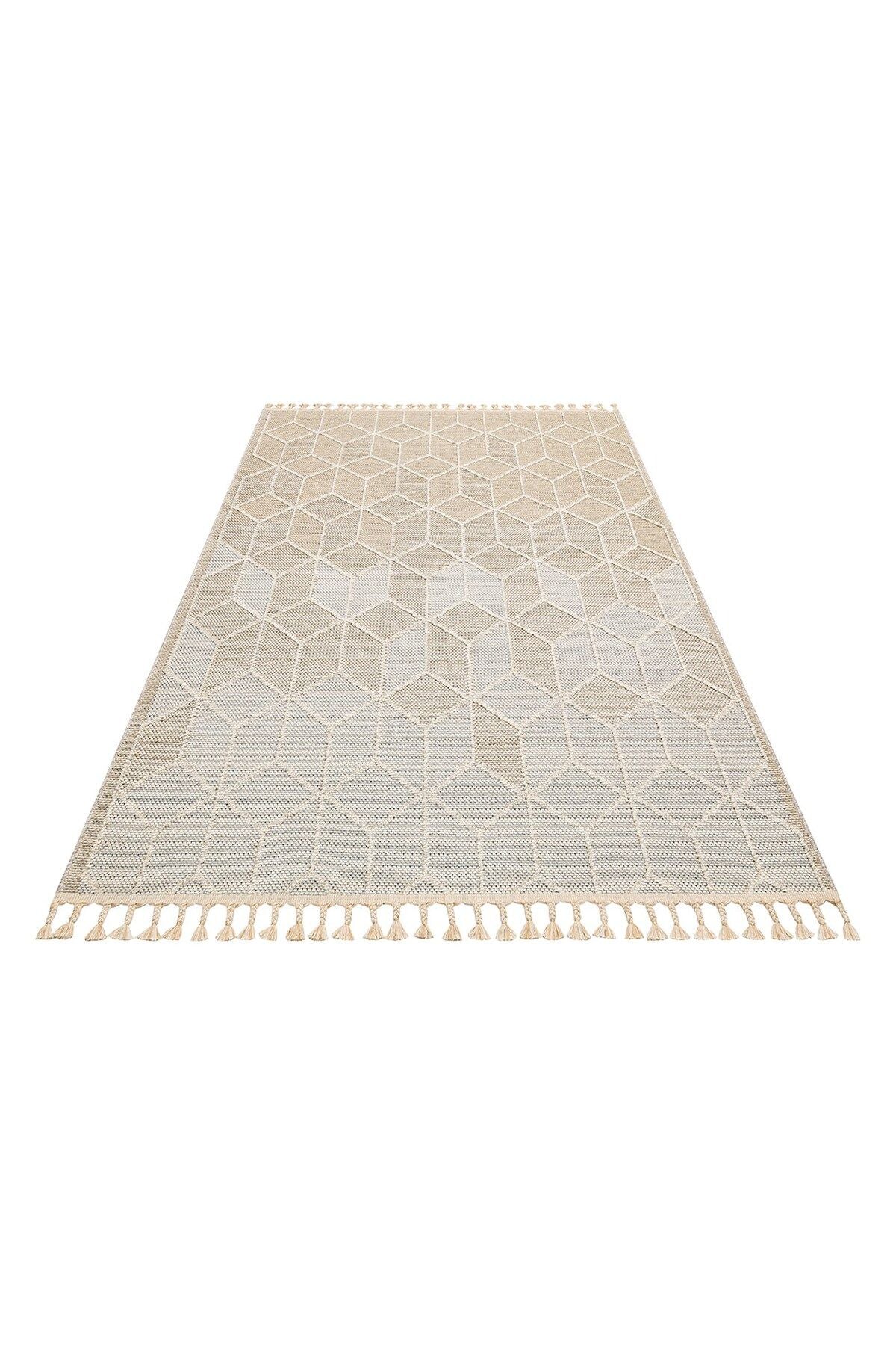 Eko Halı Soho Sh 03 Beige Non-Shedding Woven Modern Machine Rug 6