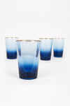 Rakle Gold Iconic 4-Piece Water Glass Set Blue 290 ml 1