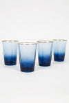 Rakle Gold Iconic 4-Piece Water Glass Set Blue 290 ml 3