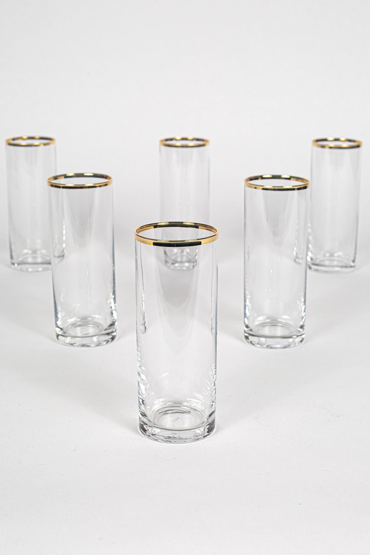 Rakle Avantgarde Gold 6-Piece Glass Set 180 Cc 2