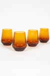 Rakle New Iconic 4-Piece Water Glass Set Amber 425 Cc 1