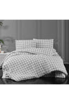 Üntaş Life Series Minikaro Black White Double Cotton Duvet Cover Set Ecminikaro05 1