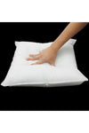 İzgi Concept 2 Pieces Premium White Interlining Pillow Inner Cushion 40x40 Cm 350gr Square Antibacterial Silicone Filled 2