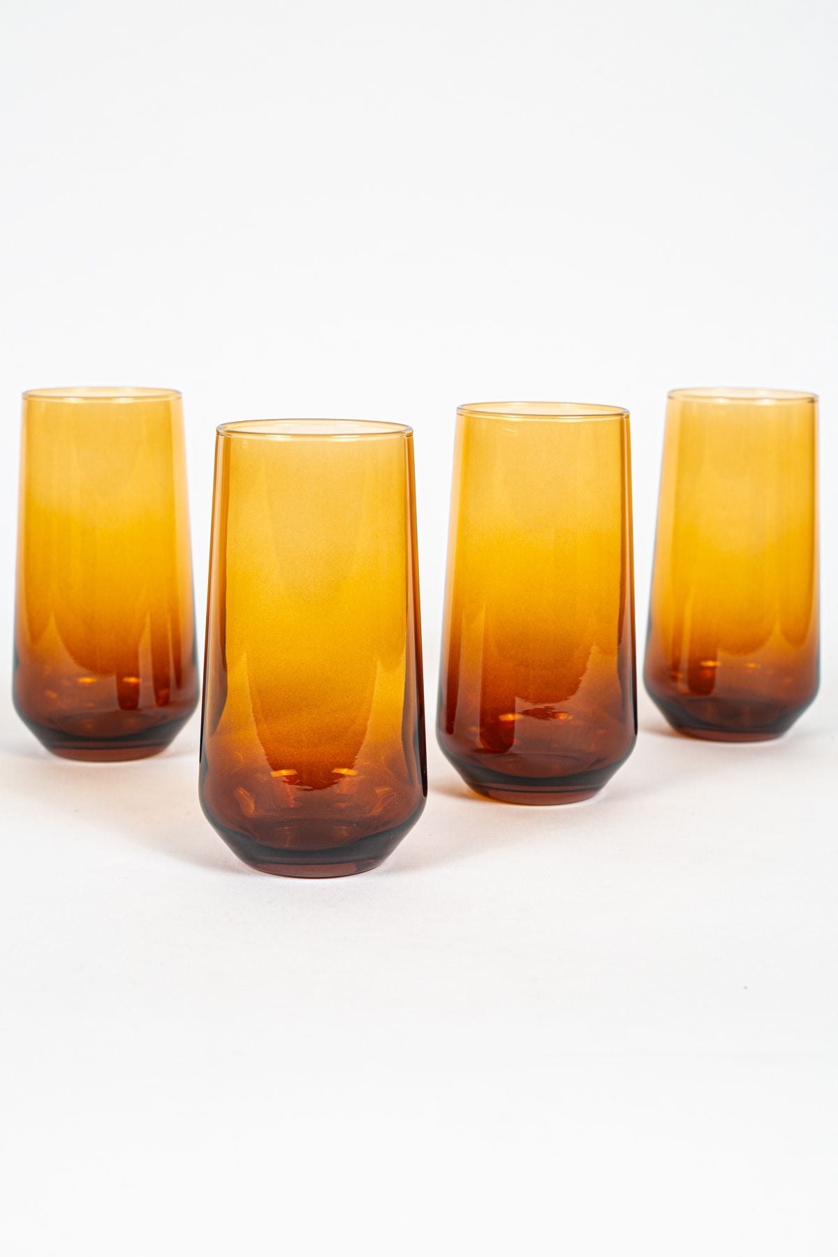 Rakle New Iconic 4-Piece Beverage Glass Set Amber 470 Cc 1