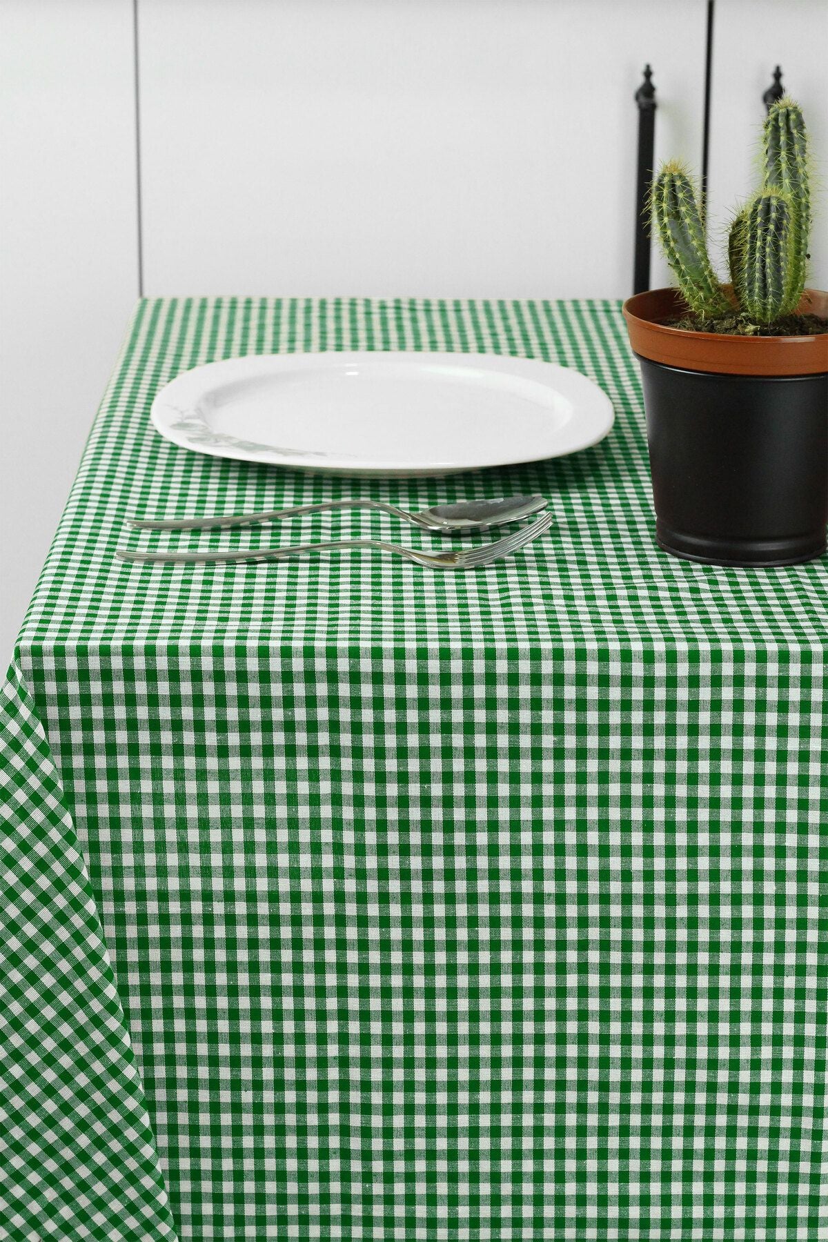 Soft Kare Small Square Pattern Checkered Tablecloth, Table Cover, Picnic Blanket 2