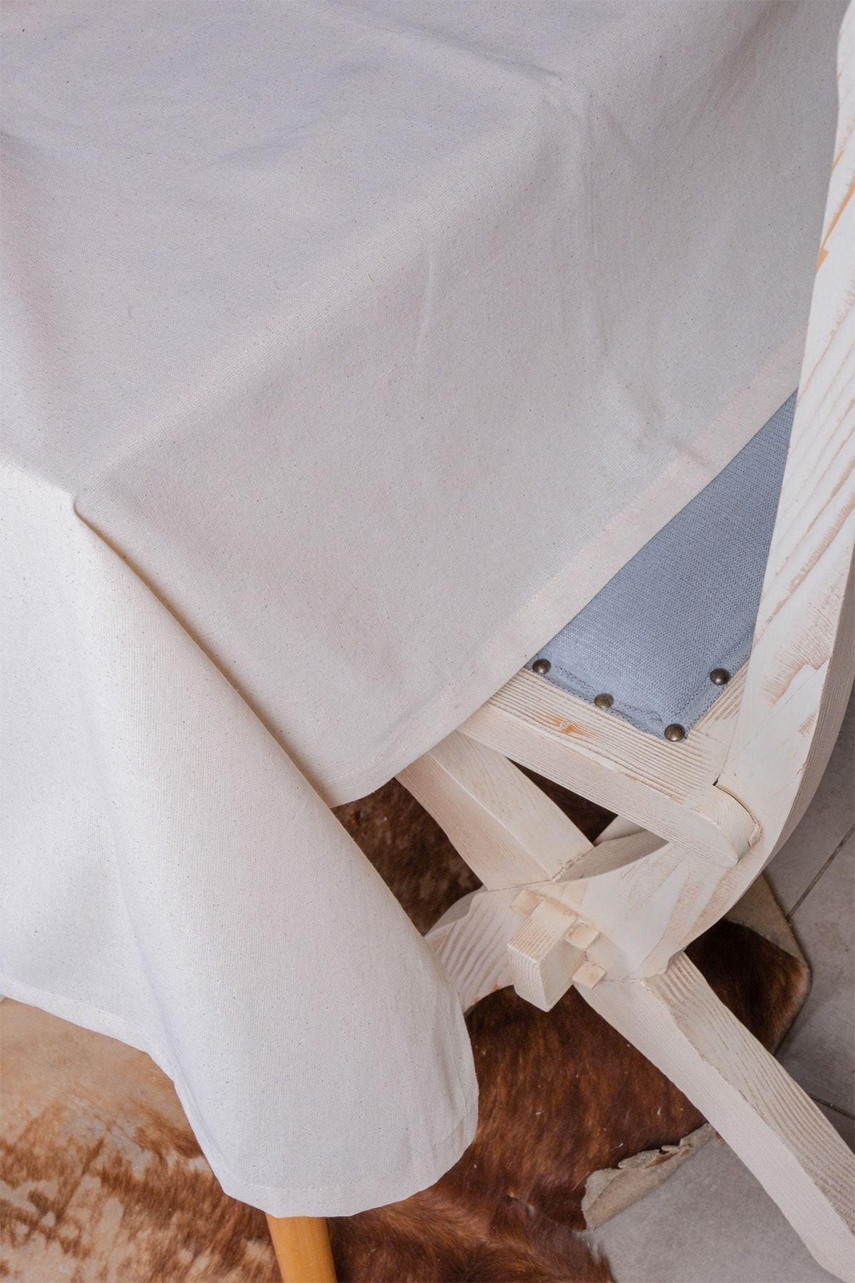 Vivamaison Raw Linen Tablecloth 5