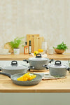 Emsan Premium-s Pro Grey 7 Piece Granite Cookware Set 1