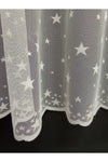 DNZEVGEREÇLERİ Children's Room Starry Modern Sheer Curtain 1/2 Pleat 1