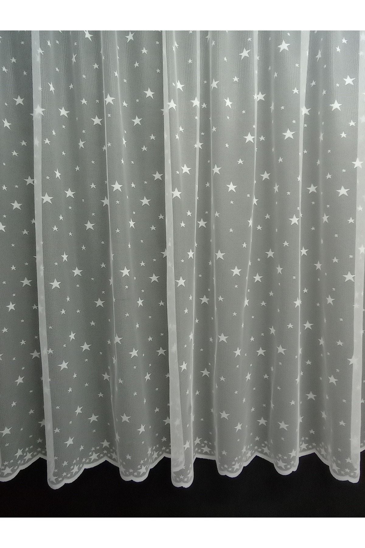 DNZEVGEREÇLERİ Children's Room Starry Modern Sheer Curtain 1/2 Pleat 2