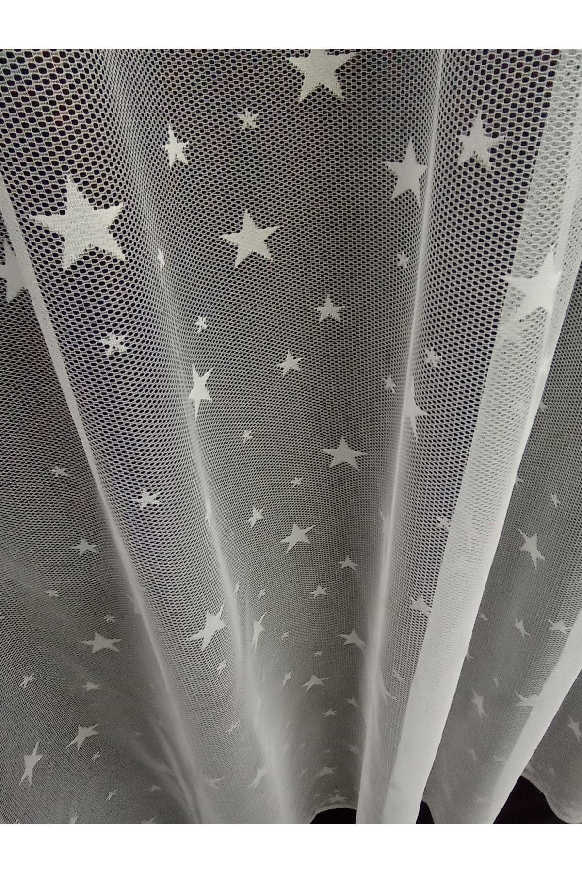 DNZEVGEREÇLERİ Children's Room Starry Modern Sheer Curtain 1/2 Pleat 3