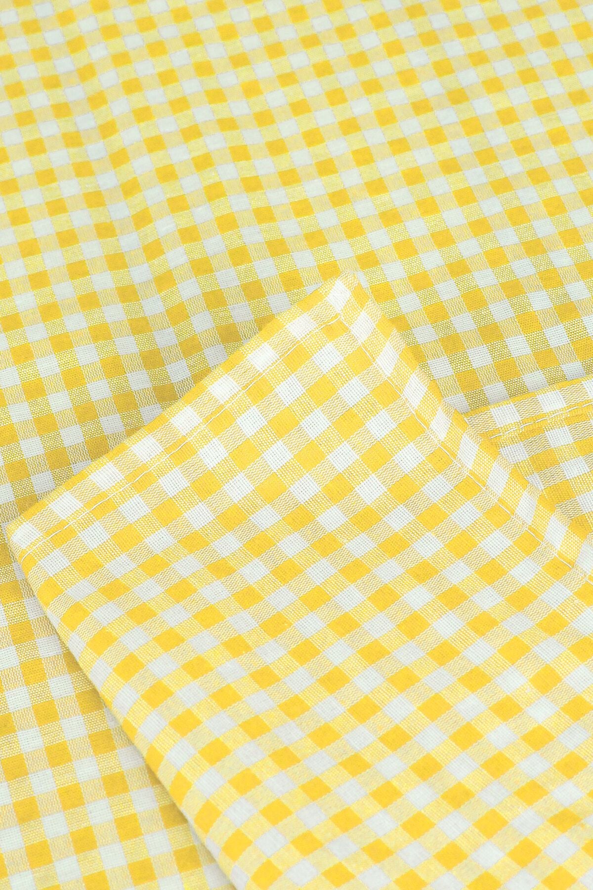 Soft Kare Small Square Pattern Gingham Tablecloth 4