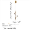 Chandelier Lıkma - 13519 Gold 119FRS1514 6