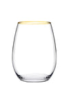 Paşabahçe 420825 Gold-Gilded Water Glasses Set of 6 350 ml 3