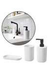 IKEA Storavan 3 Piece Bathroom Soap Dispenser Brush Holder Set 1