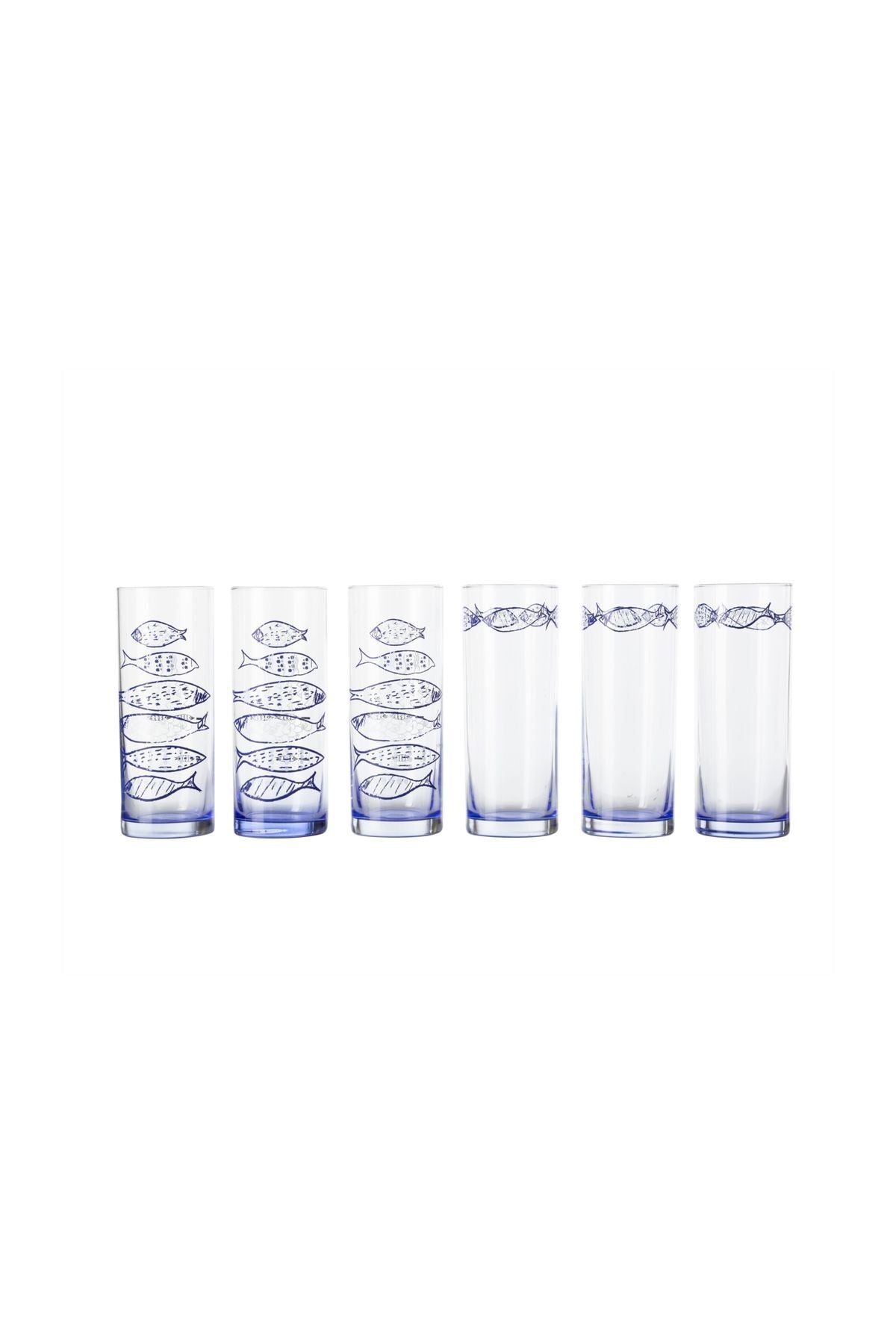 Mudo Home Aqua Rakı Glass Set of 6 - 200ml 1