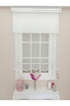 Atölyeperde Atelier Curtain Double System White Shantung Patterned Tulle And Roller 3