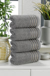 Casnack Diana Towel Set 4 Pieces 800gr. 50x90cm 1